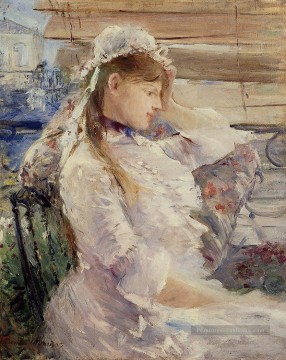 Berthe Morisot œuvres - Derrière les aveugles Berthe Morisot
